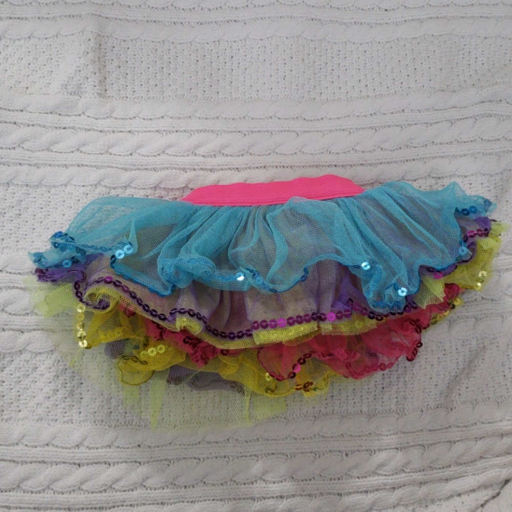 Baby multi colored tutu